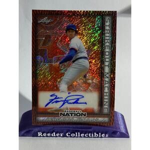 Ferguson Jenkins 2025 Leaf Baseball Nation Strikeout Machine 2/4 Chicago Cubs